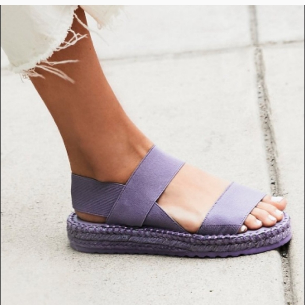 Free People Vegan Margot Sandal in Purple | 8